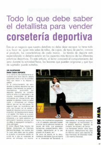 Corsetería deportiva, entrevista Dr. Miguel Prats