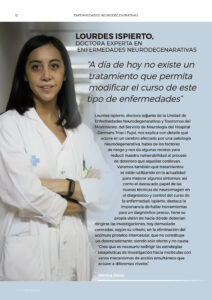 Lourdes Ispierto doctora experta en enfermedades neurodegenerativas