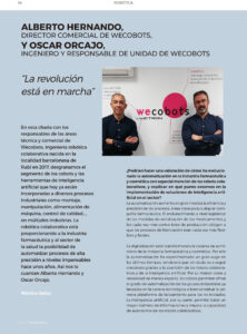 Alberto Hernando y Oscar Orcajo, Wecobots