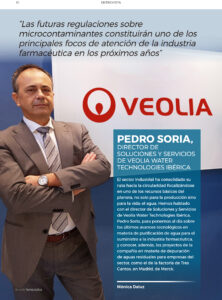 Entrevista a Pedro Soria Director de Soluciones y Servicios de Veolia Water Techologies Ibérica