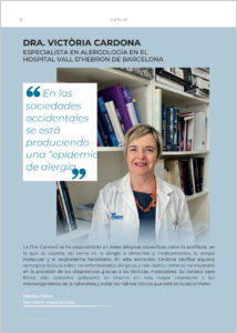 Entrevista a la Dra. Victòria Cardona, especialista en Alergología en el Hospital Vall d’Hebron de Barcelona