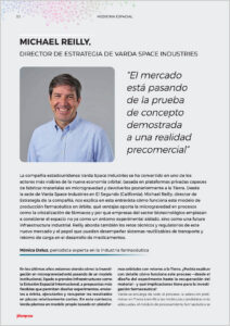 Entrevista a Michael Reilly, Varda Space Industries